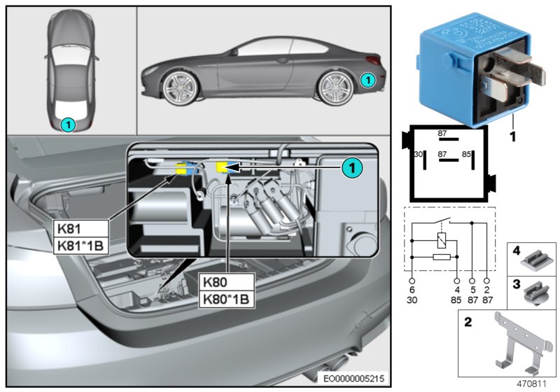 Relé blok ventilů K80