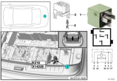 Relay, mech. vacuum pump K218