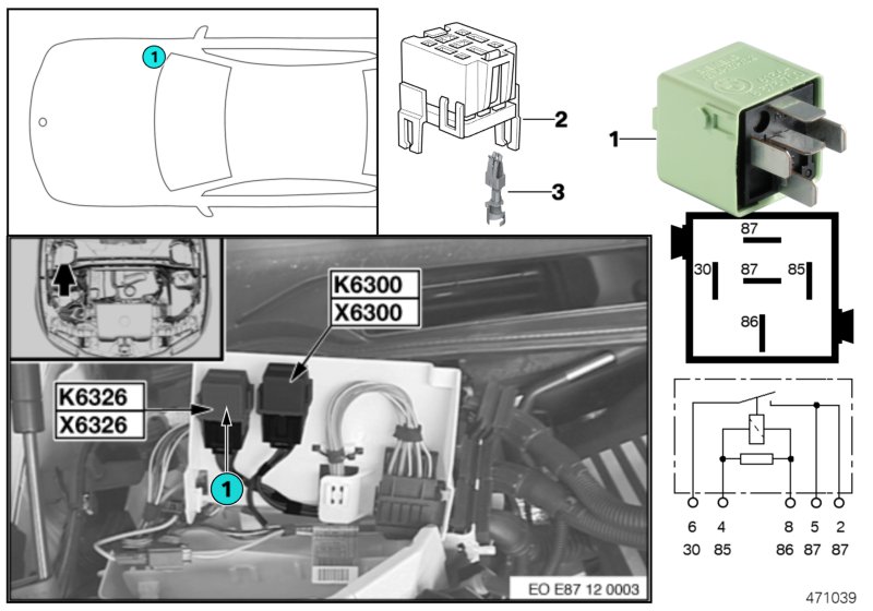 Relé odlehčení sv.15 K6326