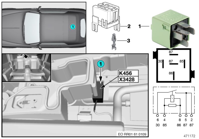 Relay, cool box K456