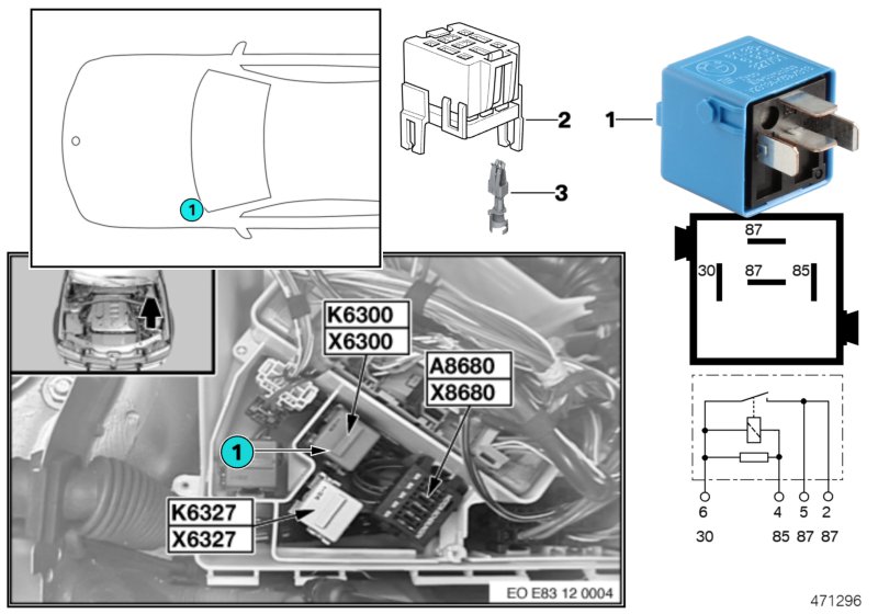 Реле DME K6300