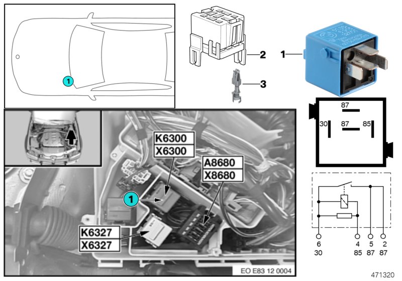 Relé da DME K6300