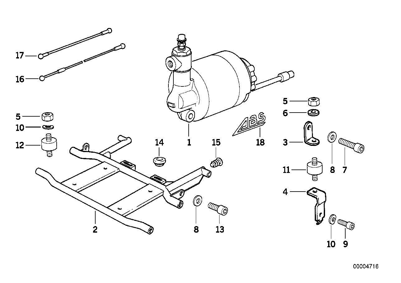 Druckmodulator ABS I