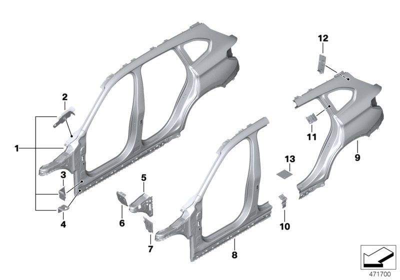 Bastidor lateral