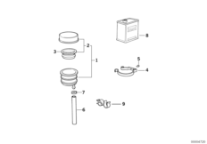 Fluid reservoir without integral ABS