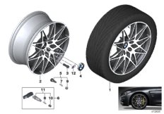 BMW LA wheel, star spoke 666M - 20"