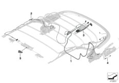 Convertible top electr.system/harness