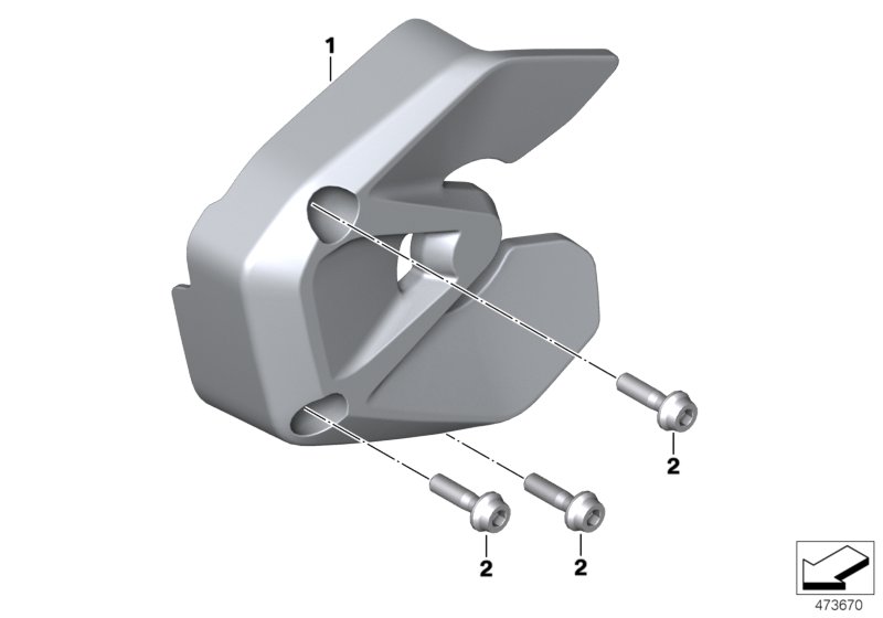 Ritzelabdeckung