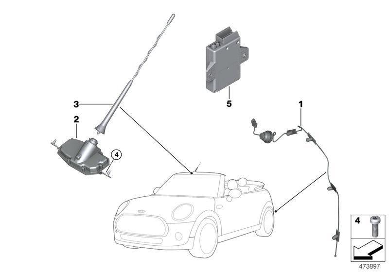 Onderdelen antenne