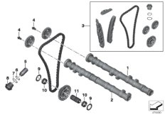 Nockenwelle, -Rad, Steuerkette