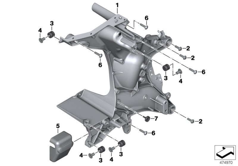 Front panel carrier