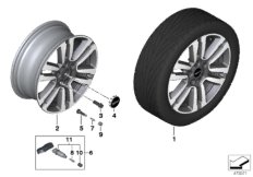 MINI LA wheel Seven Spoke 497 - 17"