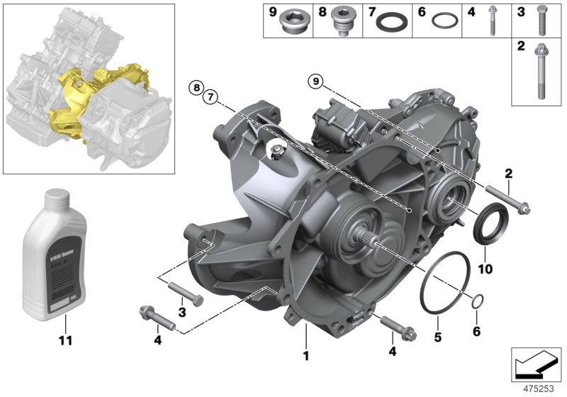 Electric gearbox / Mounting