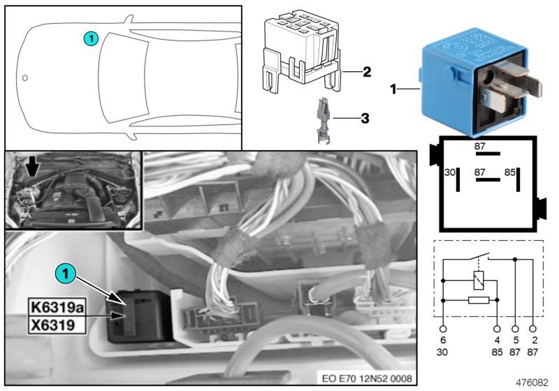 Relay Valvetronic K6319a