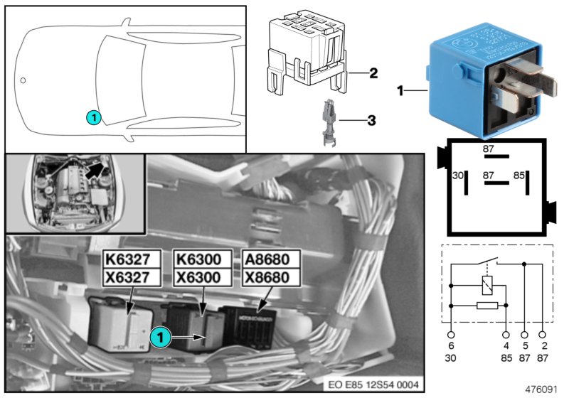 Relay DME K6300