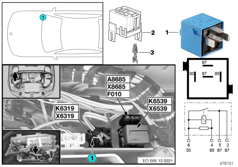 Relais Valvetronic K6319