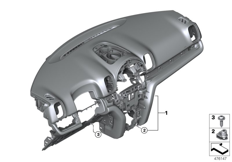 Klädsel instrumententpanel