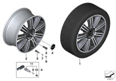 MINI LA wheel Yours Masterpiece 524- 18"