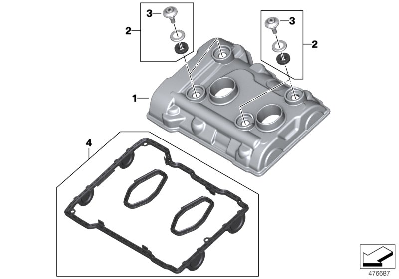 Cylinder head cover