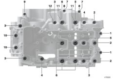 Vis de carter moteur