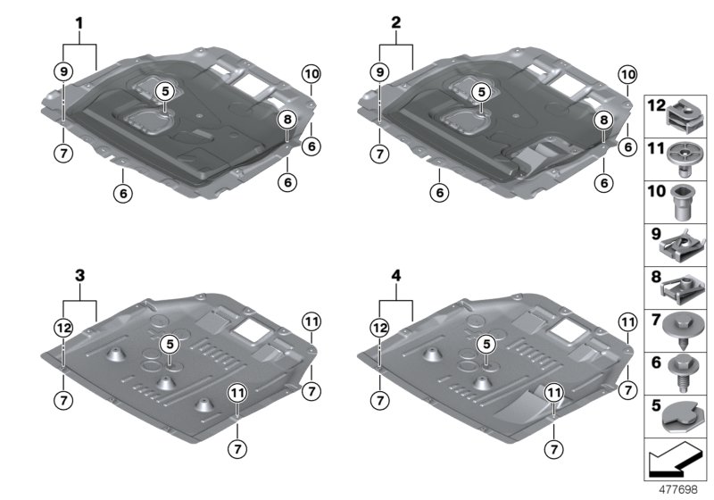 Underbonnet screen