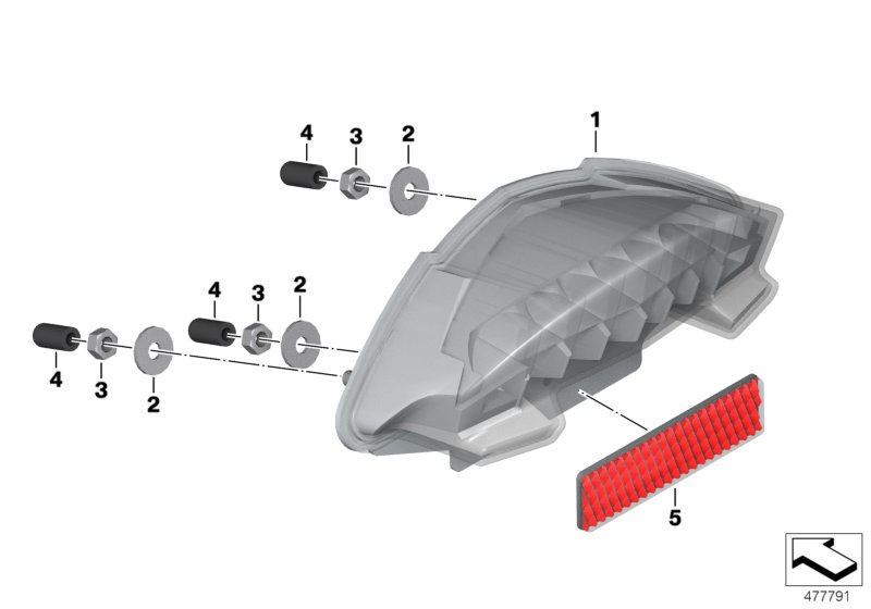 Μονάδα πίσω φώτων LED