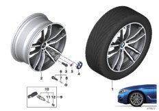 BMW LA wheel double spoke 662M - 18"