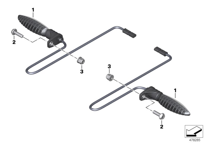 Arka LED sinyal lambaları