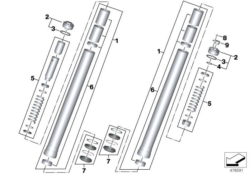 Tubo de suporte