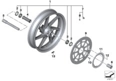 Roue forgée avant