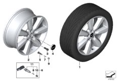 MINI LA wheel Edged Spoke 535 - 19"