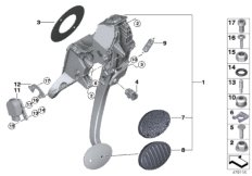 Pedal assembly, automatic transmission