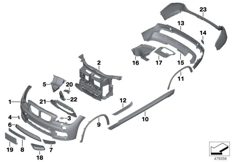 Dodatečná montáž M aerodynamický paket