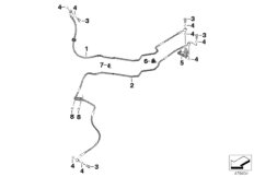 制动管路 前部