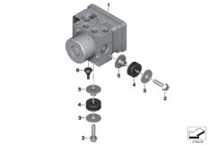 Pressure modulator ABS