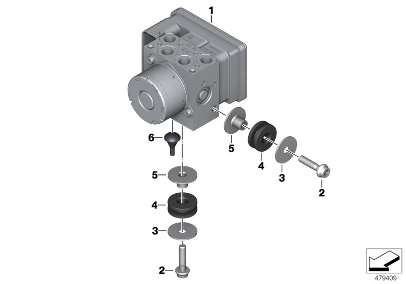 Modulator ciśnienia ABS