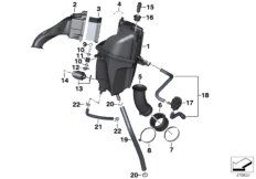 Intake silencer / Filter cartridge