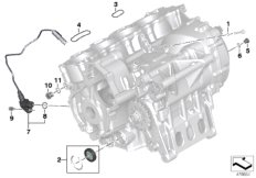 Pezzi montabili di carter del motore