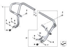 Etrier de protection de moteur