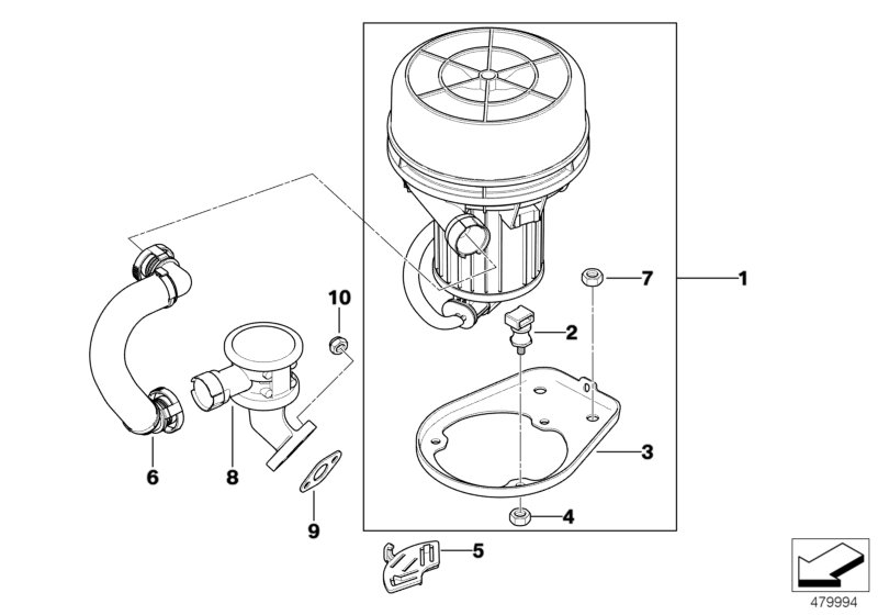 Emission control-air pump