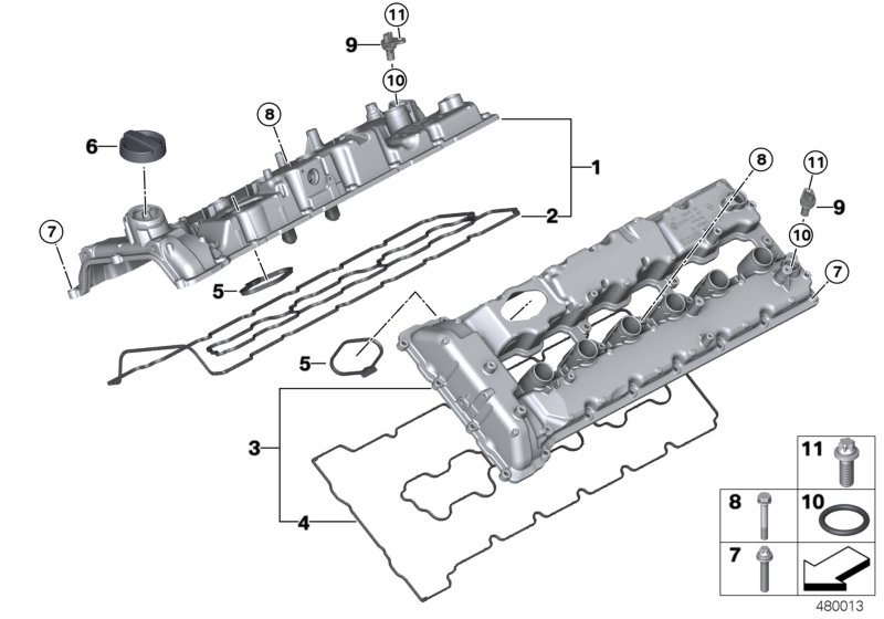 Cylinder head cover