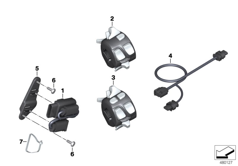 Cable adaptador interruptor