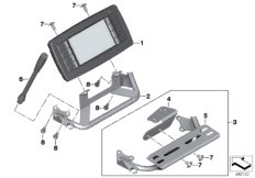 Control panel, radio / microphone