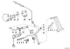 Potentiomètre de pédale d'accélérateur