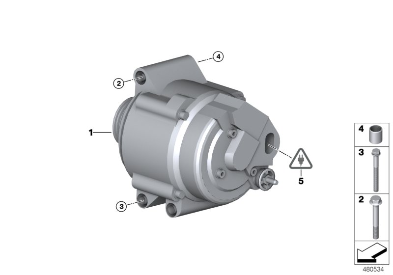 Alternateur 105A compact