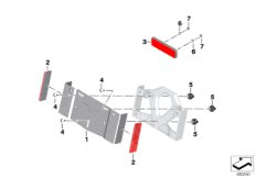 Number plate baseplate China, reflectors