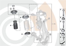Repair kit, support bearing