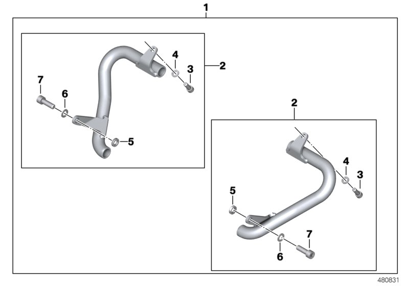 Motor koruma braketi