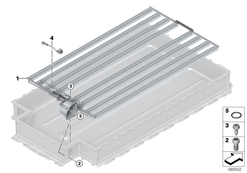 Radiator, high-voltage accumulator