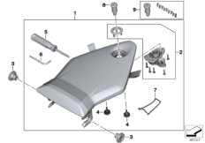 Dual seat-tail part